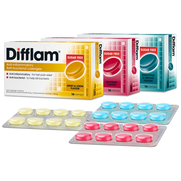 Difflam Anti-inflammatory & Anti-Bacterial Lozenges
