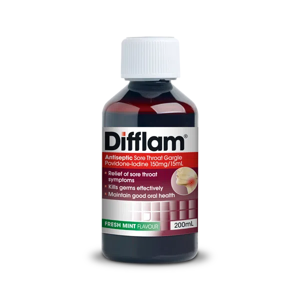 Difflam Antiseptic Sore Throat Gargle